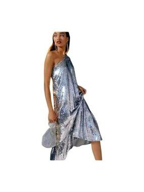slim fit dress slacks By Anthropologie Tulle Dot Maxi Dress main image 1